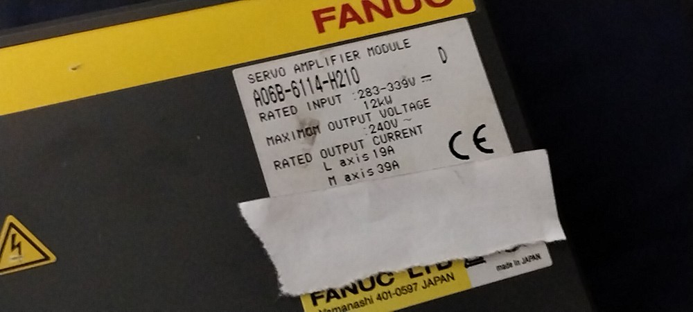 FANUC SERVO AMPLIFIER MODULE A06B-6114-H210