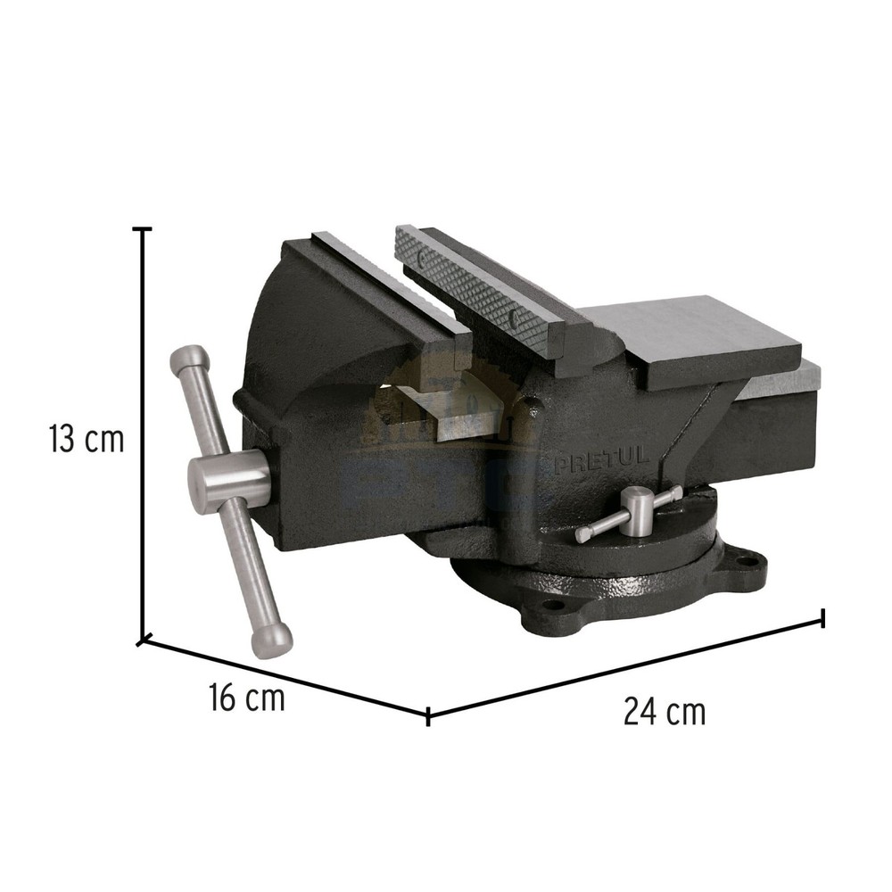 Pretul TB-4P Bench vise 4" gray iron