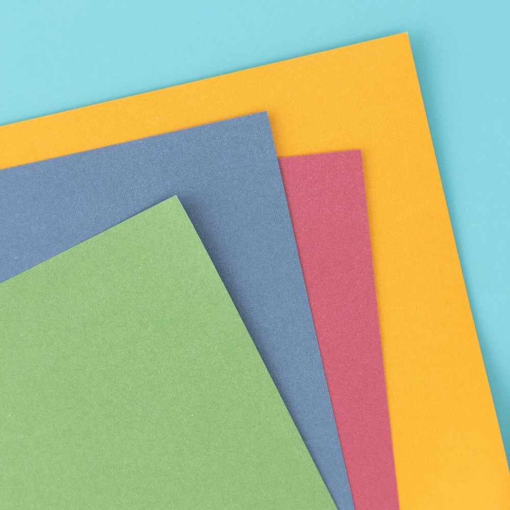 Double Sided Cardstock Stack Textured 58 Sheets 12 x 12 inches