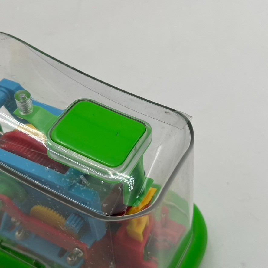 Vintage Swingline See Through Clear Stapler Electronic Stapling Machine Green