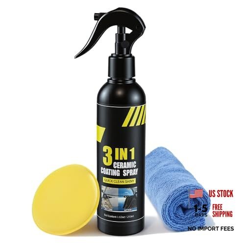 Quick Effect 3-in-1 Ceramic Coating Spray - Quick Coating Agent for Cars &