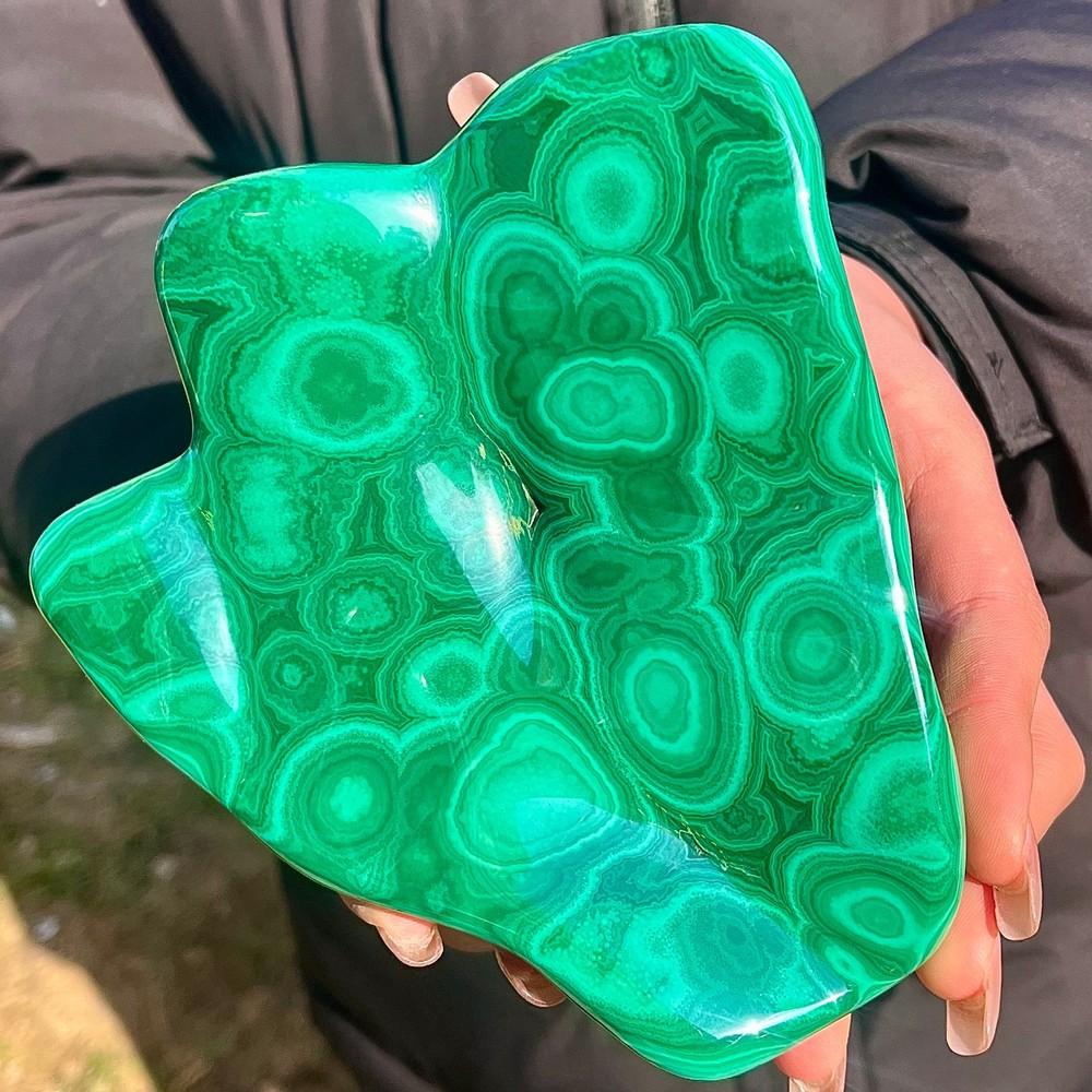 3.19LB Glossy peacock stone random transparent cluster coarse sample