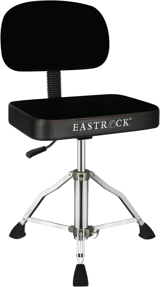 Drum Throne with Backrest Airlift Rotatable Drum Seat Height Adjustable USA ONLY