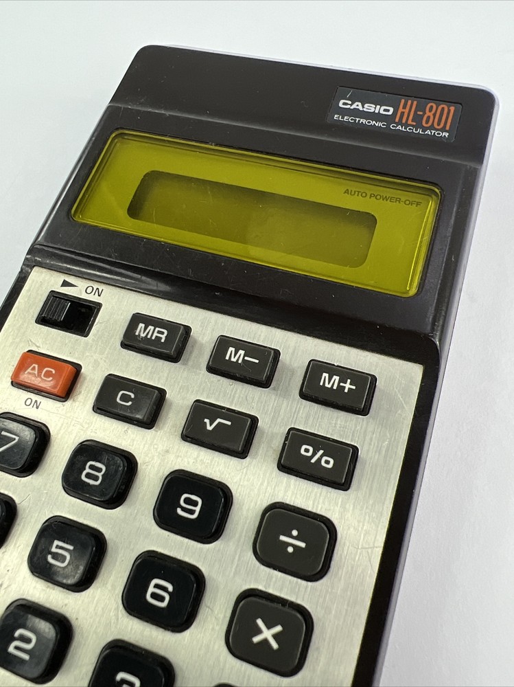 Casio HL-801 Electronic Calculator TESTED