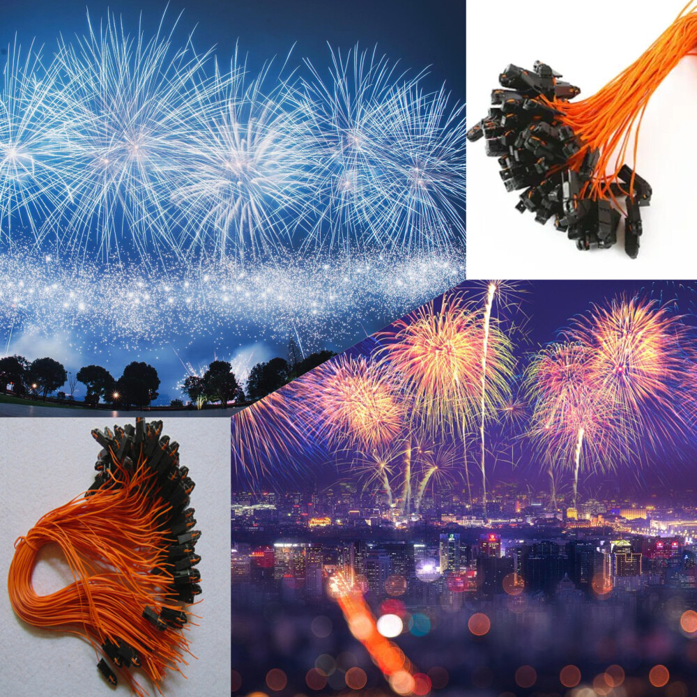 50Pcs/lot 19.68in Electric Connecting Wire System Igniter for Stage Celebration