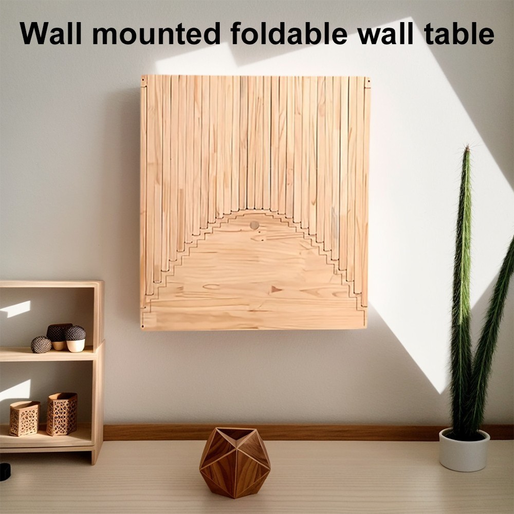 Foldable Wall Table Wall Mounted Invisible Computer Table Foldable Computer Desk
