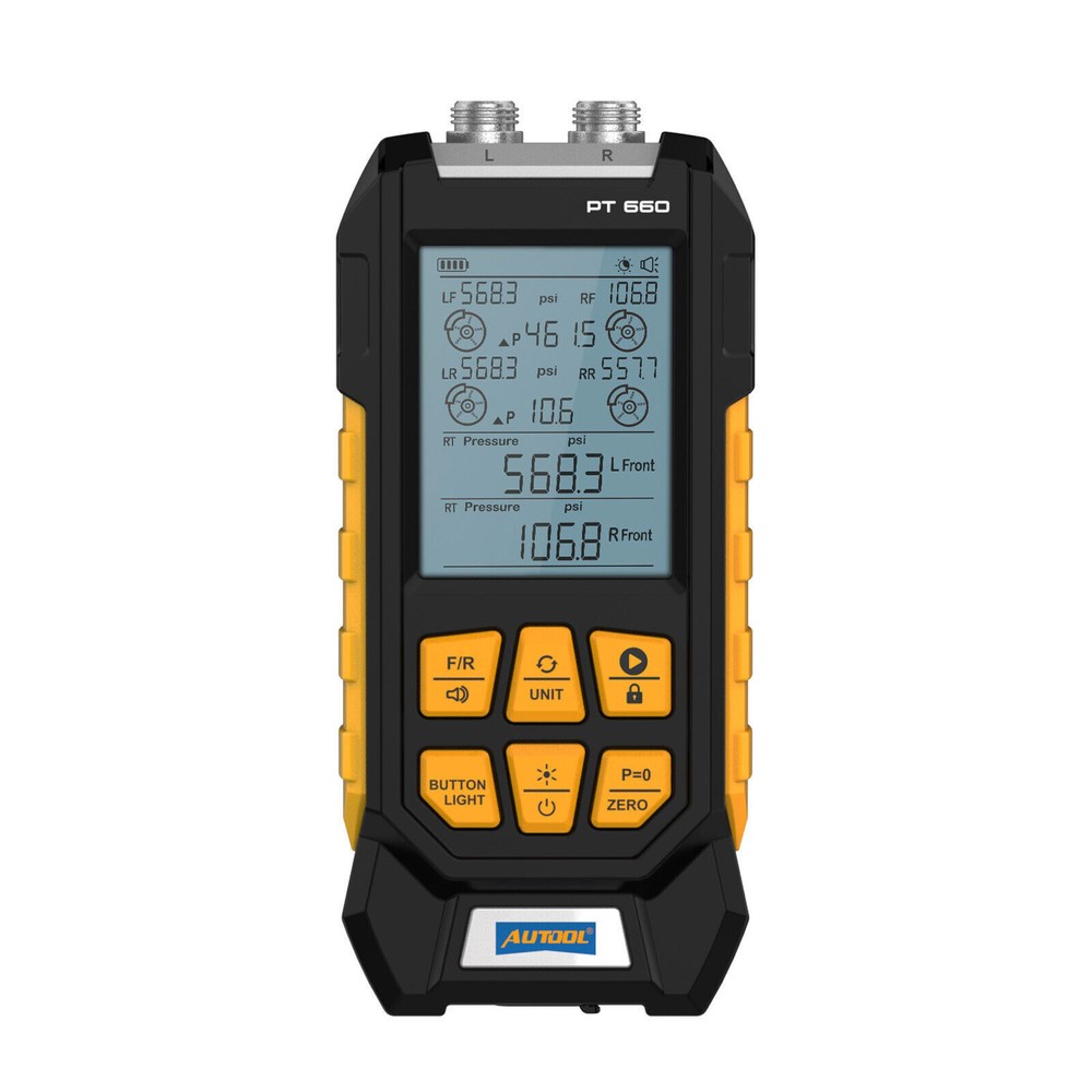 AUTOOL PT660 Digital Brake Pressure Tester Brake System Pump Vacuum Test