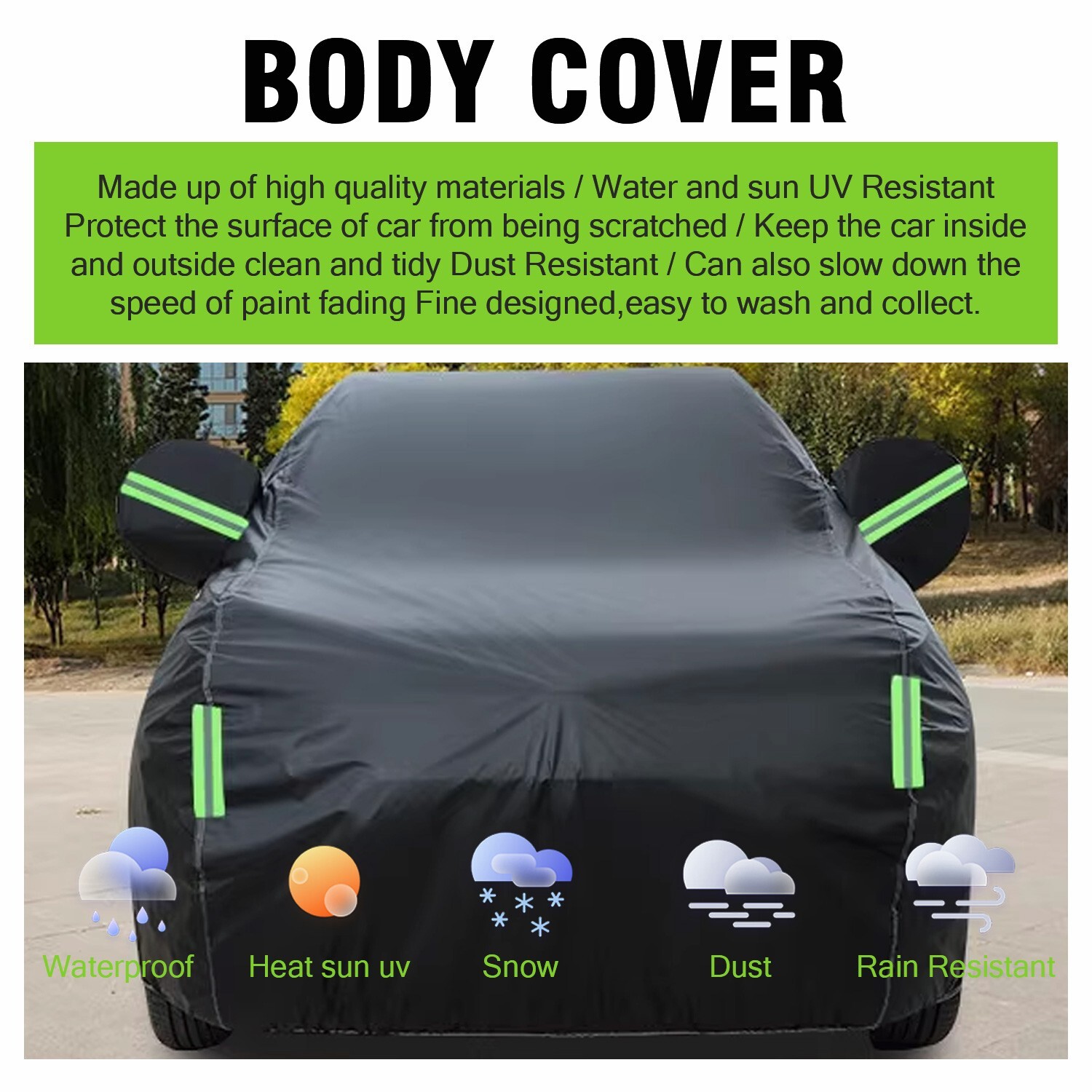 Jeep Grand Cherokee Car Cover- Waterproof&All-Weather Protection for Outdoor Use