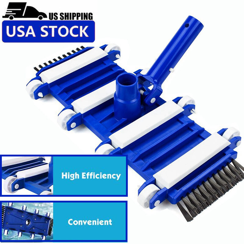 Swimming Pool Vacuum Head 14" Brushes Above Ground Sweeper Spa Cleaner Brush