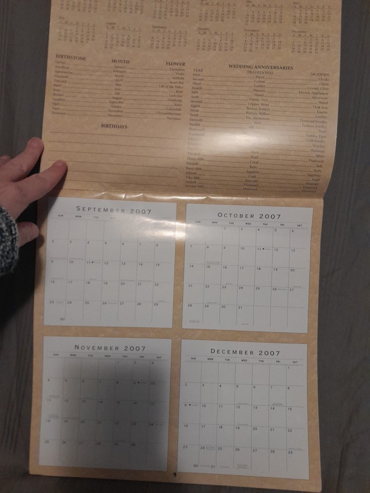 John Deere 2008 Calendar Good Preowned Condition