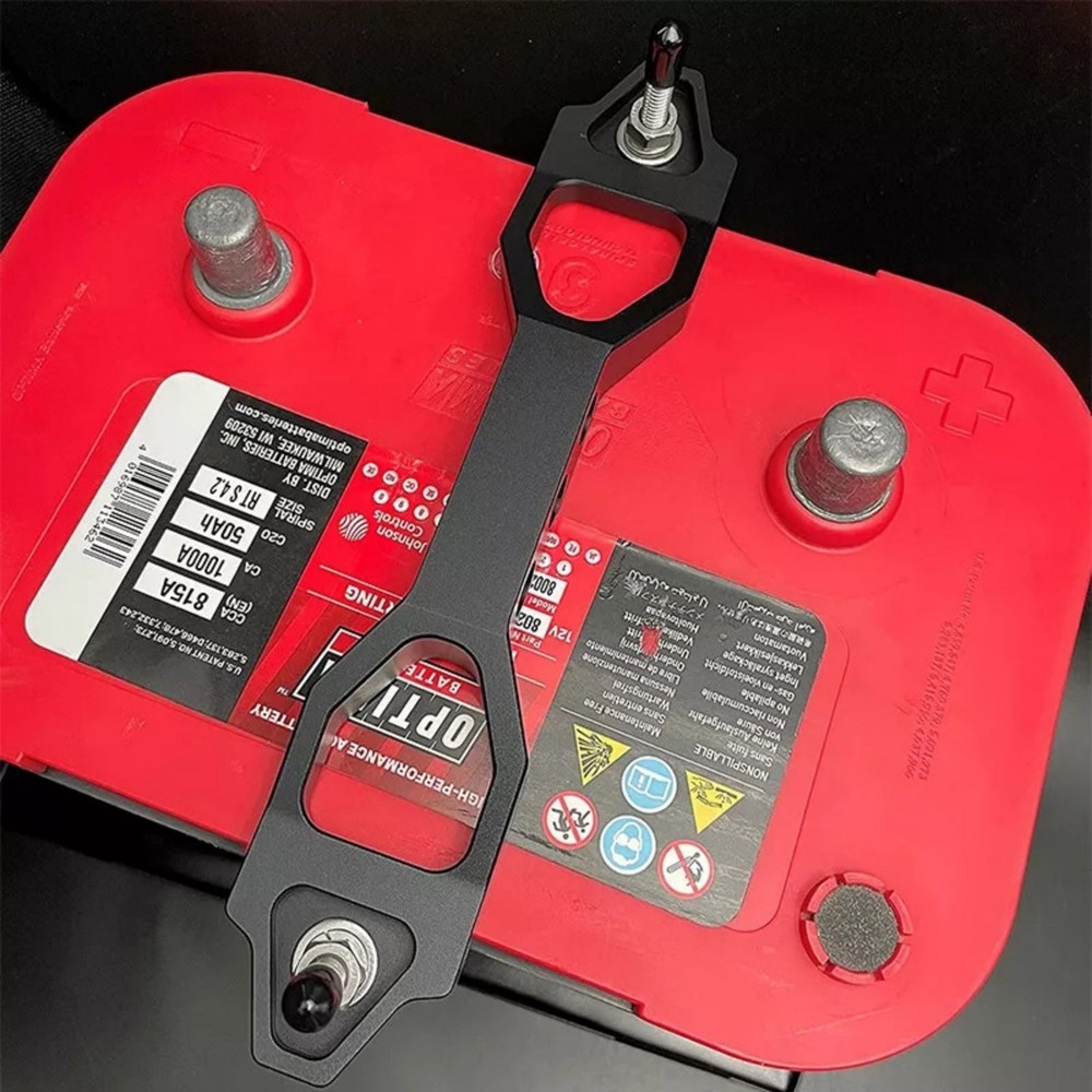 Heavy Duty Battery Hold Down Alloy Bracket Battery Tie Down Bracket J Hook Set