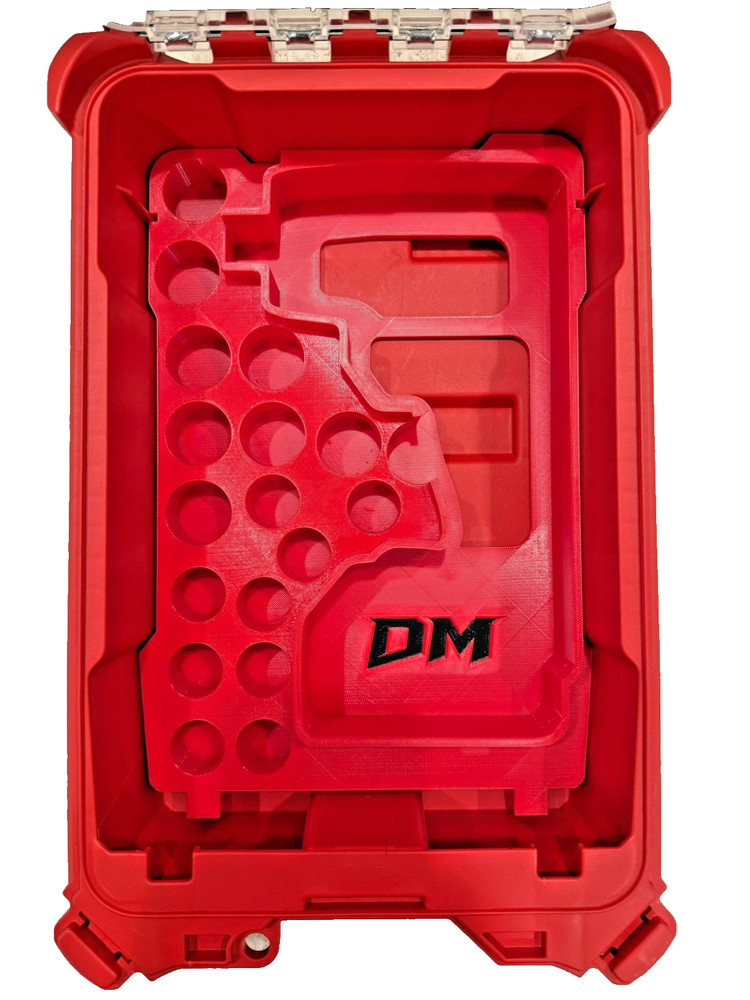 Milwaukee Packout Insert 1/2” Socket SHOCKWAVE Metric 10-24mm & Impact (Black)