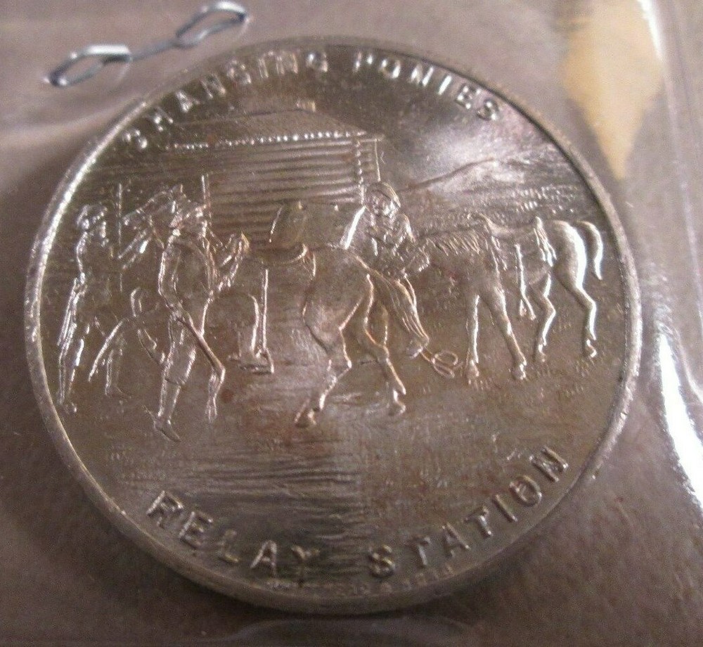 1935 PONY EXPRESS SO-CALLED HALF DOLLAR BU