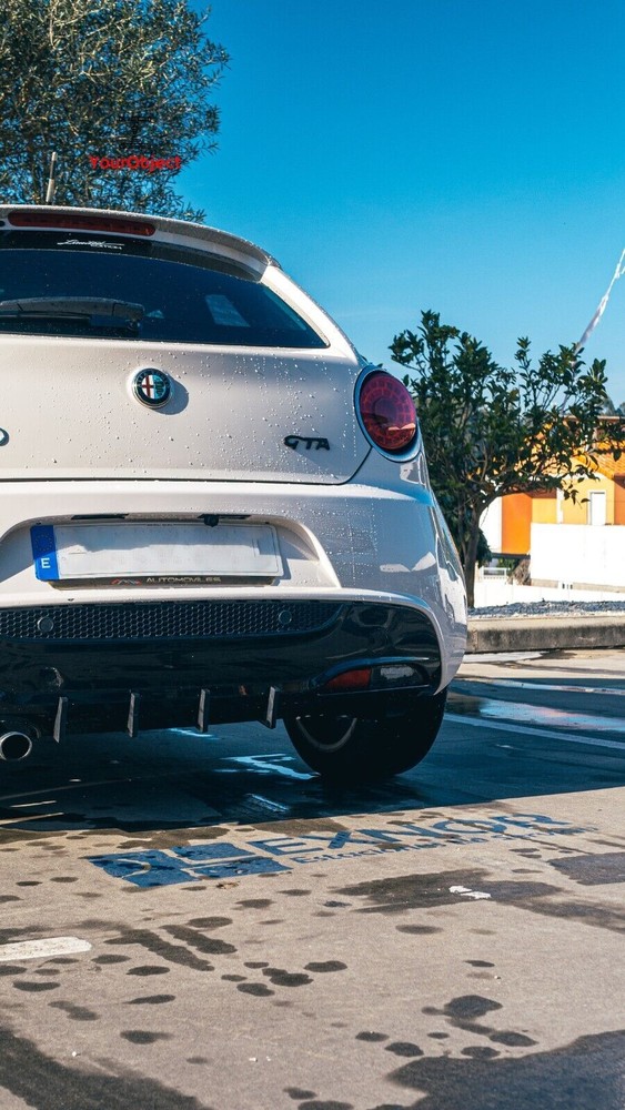 Alfa Romeo Mito Rear Diffuser, diffuser fins 4 pieces