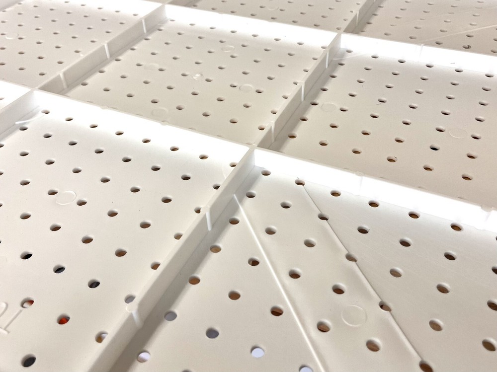 Pegboard Garage Tool & Storage Kit With Locking Peg Hooks - 72" Wide Tuff Poly !