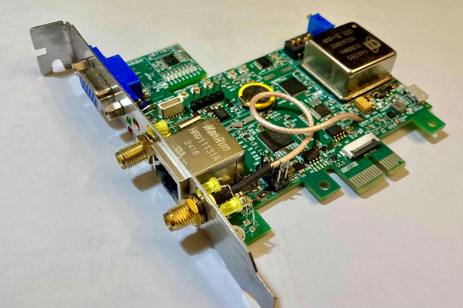 NTP/PTP pcie timing card with GPSDO for Raspberry Pi 5 and PC
