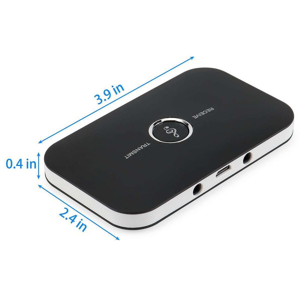 Bluetooth 2 in 1 Receiver & Transmitter Wireless RCA to 3.5mm Aux Audio Adapter