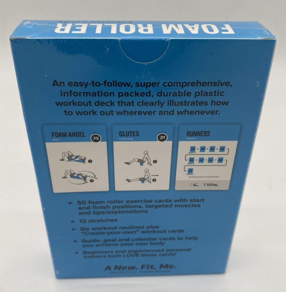 Foam Roller Exercise Cards