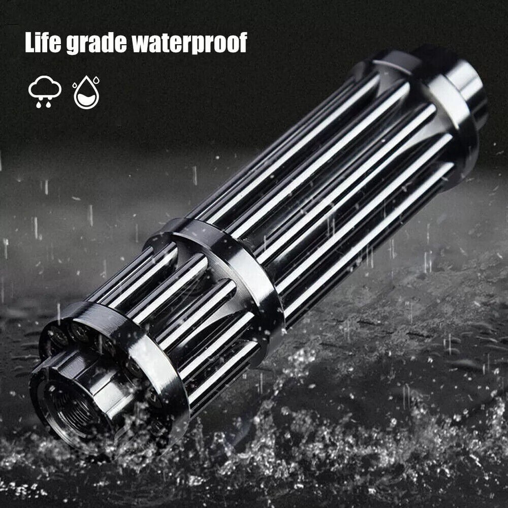 5W Adjustable High Power Blue Llight Laser Pointer Visible Dot Torch Light New