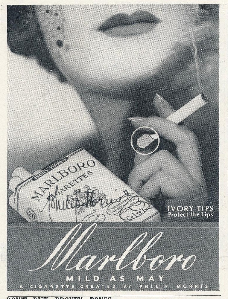 Magazine Ad - 1936 - Marlboro Cigarettes - (#2)