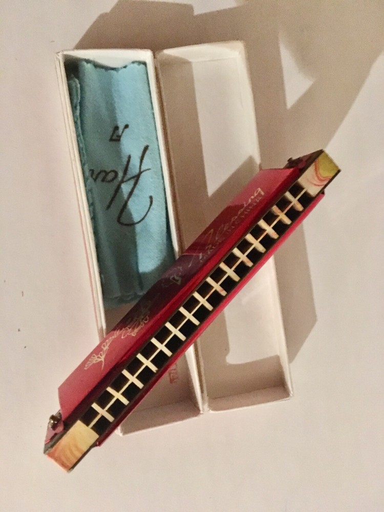 Vintage Blessing Harmonica Made In China with Original Box