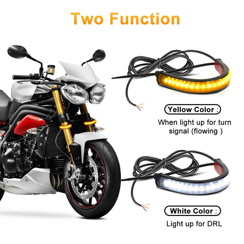 2 LED Tail light strip For Harley-Davidson Dyna Electra Glide Road Glide Softail