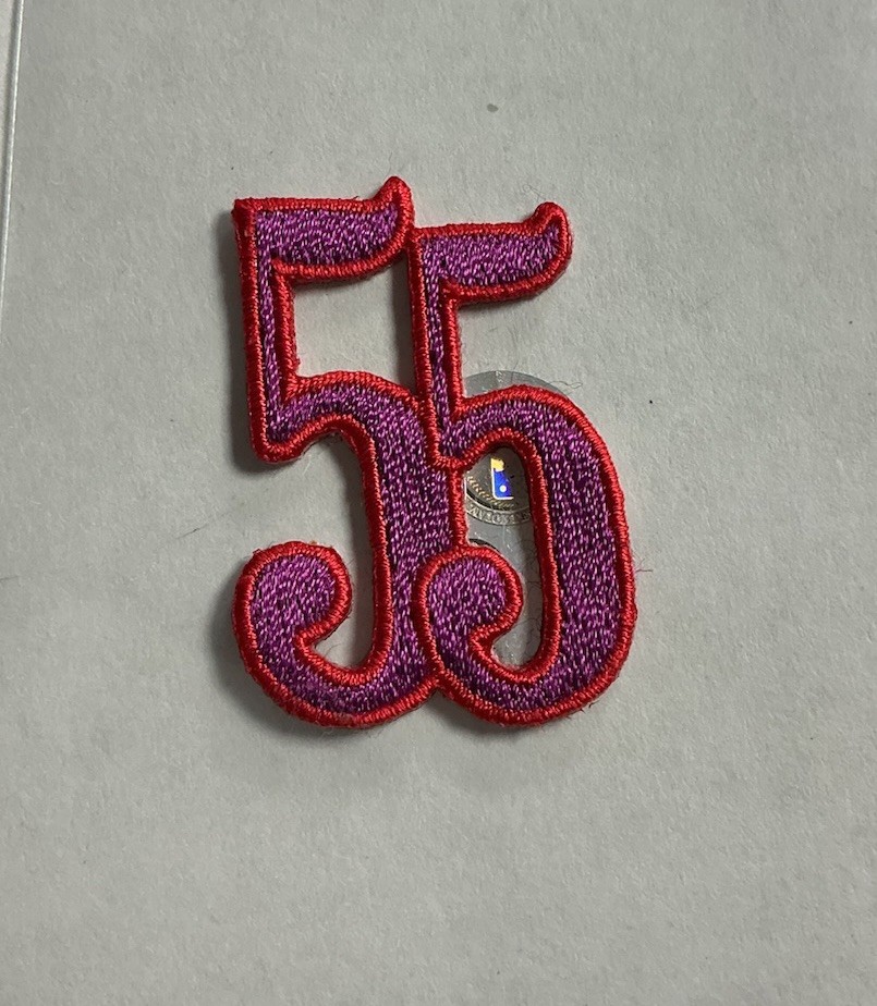 Ranger Suarez Game Team Issued 2024 Phillies Players Weekend Hat Patch MLB COA