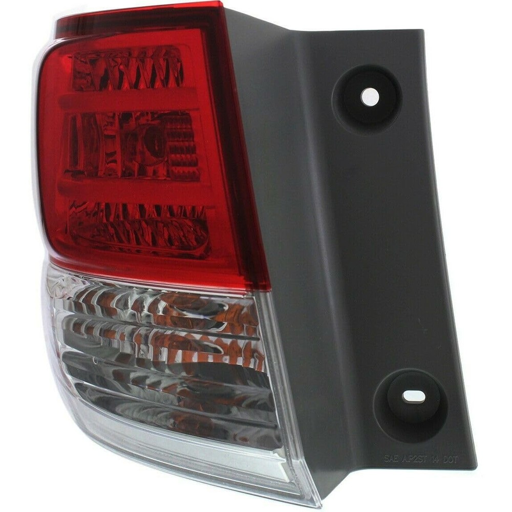 Left Outer Tail Light Assembly with Bulbs for Honda Odyssey 2014-2017