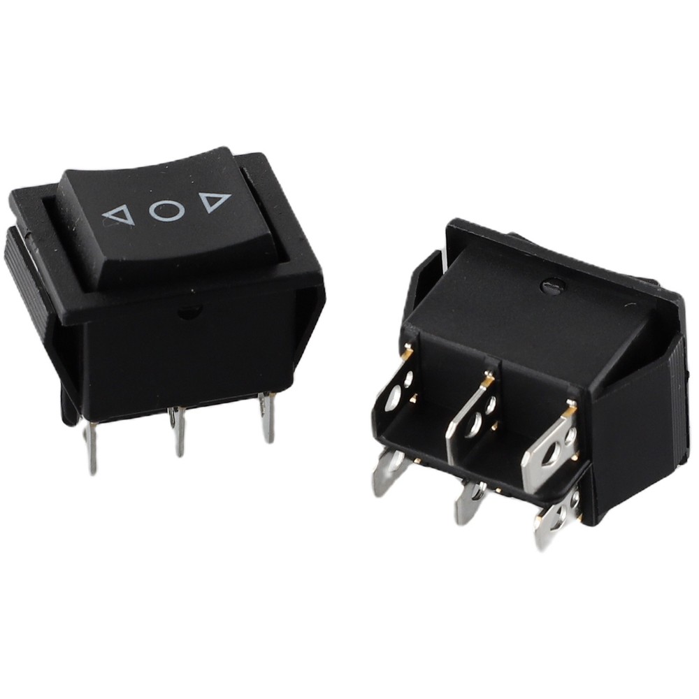 Part Rocker Switch Tool 6 Pin terminals Mini Double pole/throw Electrical