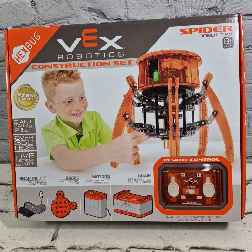 Hexbug Vex Robotics Spider Robotic Kit Remote Control Construction Set NEW