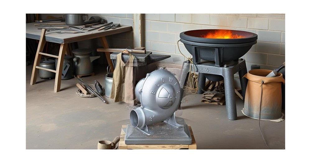 Blacksmith Forge Blower Farriers Big Scale Coal Forge Electric Blower (Outlet...