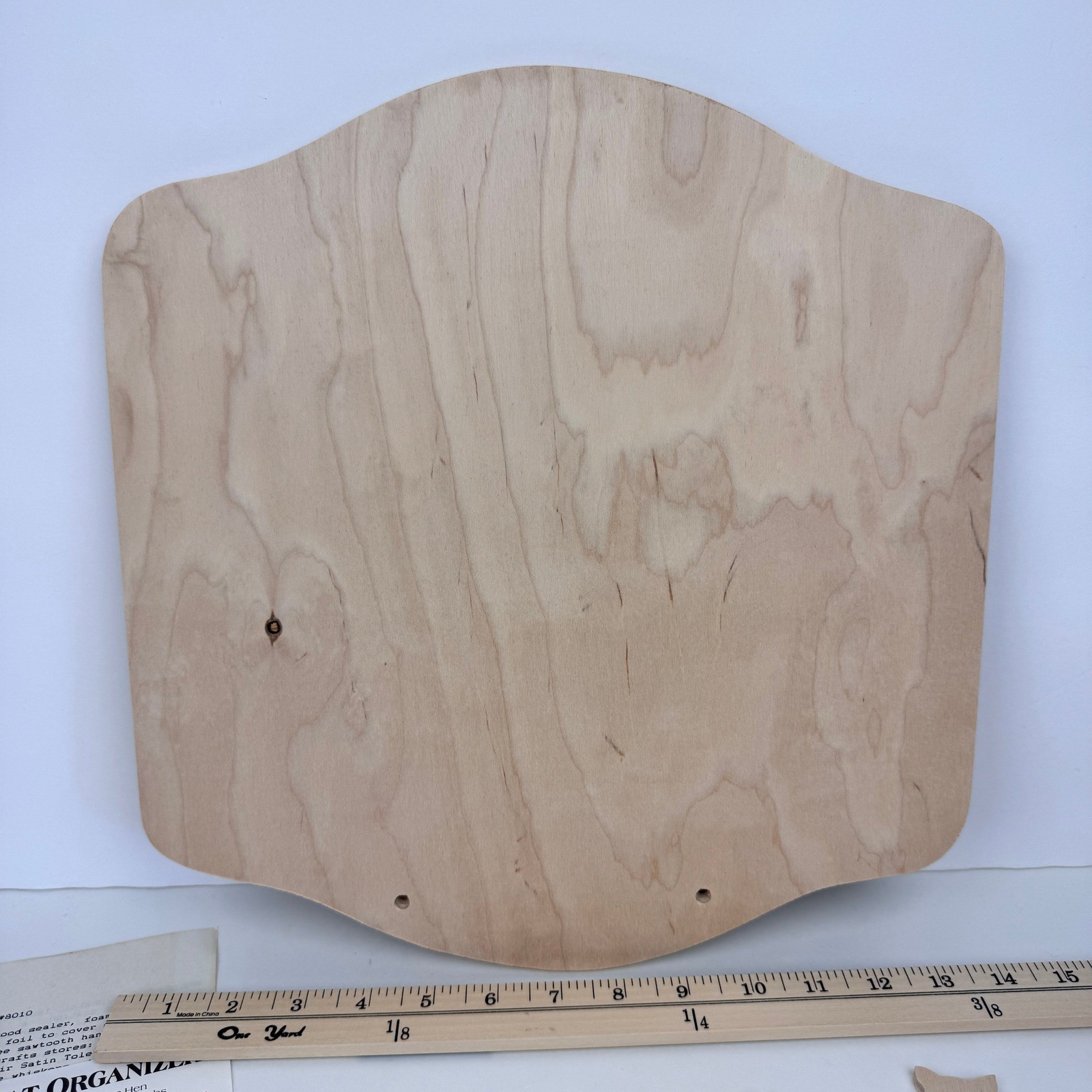 Vtg 1989 Wood Cat Bulletin Board Organizer Better Homes Garden Crafting Kit READ