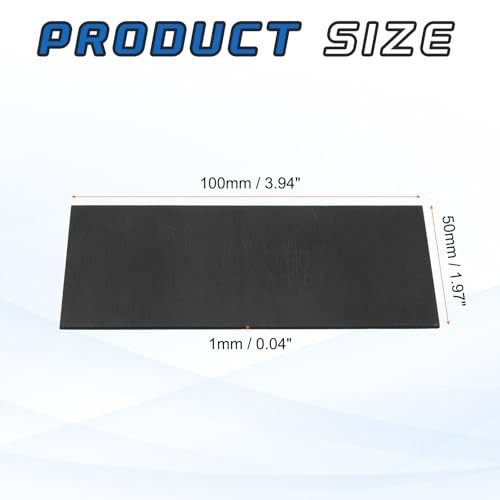 Rectangle Graphite Block Disk Ingot High Purity Graphite 100x50x1mm 5