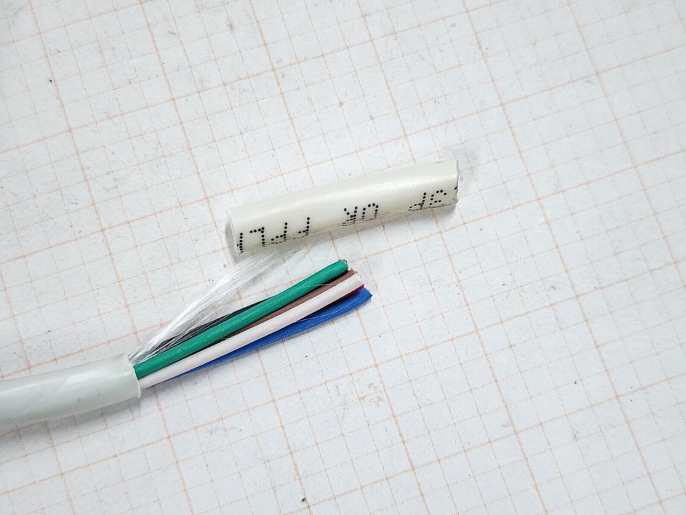 Honeywell Genesis 3116 18/6C Plenum Security/Control Cable CMP White /50ft