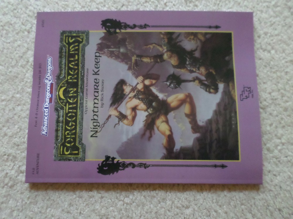 FA2 Nightmare Keep   Forgotten Realms   Dungeons & Dragons   adventure module