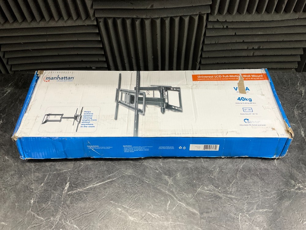 Manhattan Universal Basic LCD Full Motion Wall Mount Black 461351 ✨❤️✨