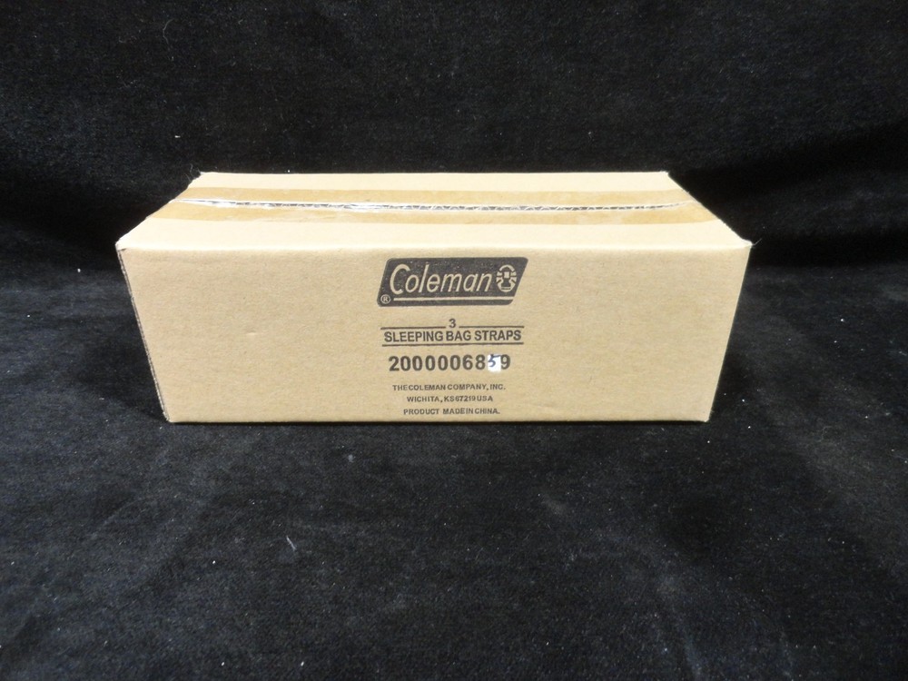 Coleman Sleeping Bag Straps - 3 pack box - 6 straps