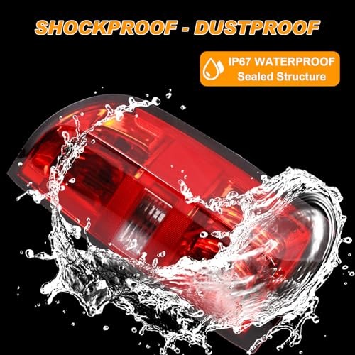 Tail Light Assembly Compatible With 2015-2022 Chevy Right Passsenger Side