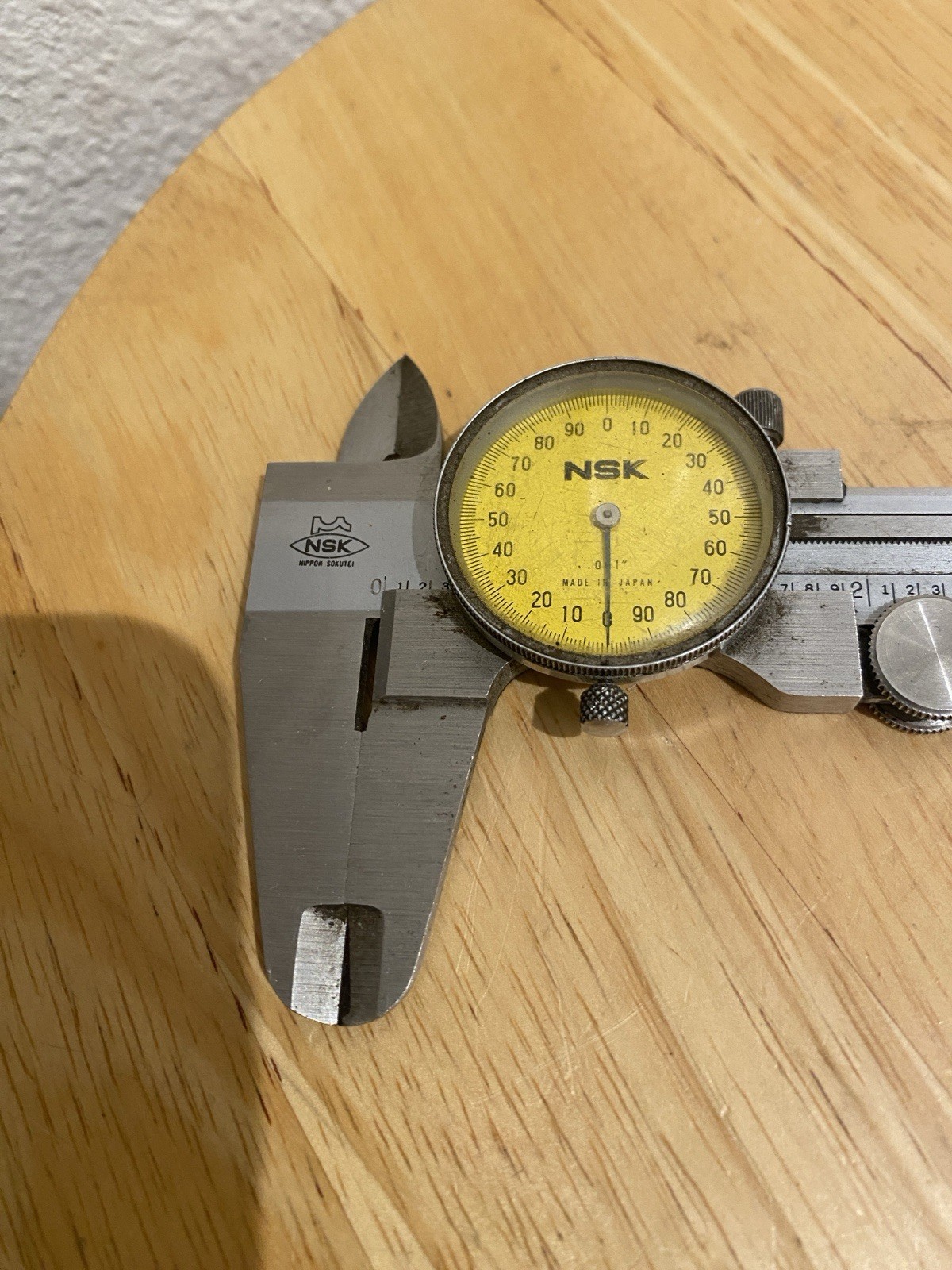 NSK DIAL CALIPER 6” ANALOG STAINLESS JAPAN NO BOX NICE ONE!