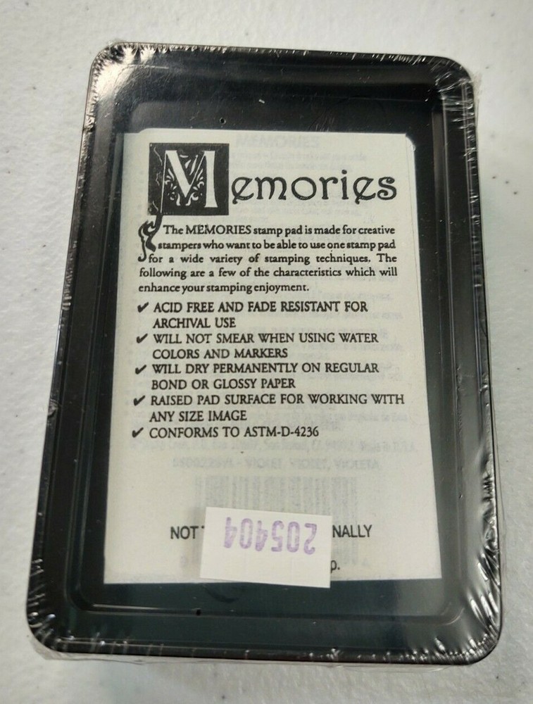 Memories Violet Stamp Ink Pad New ~ A2