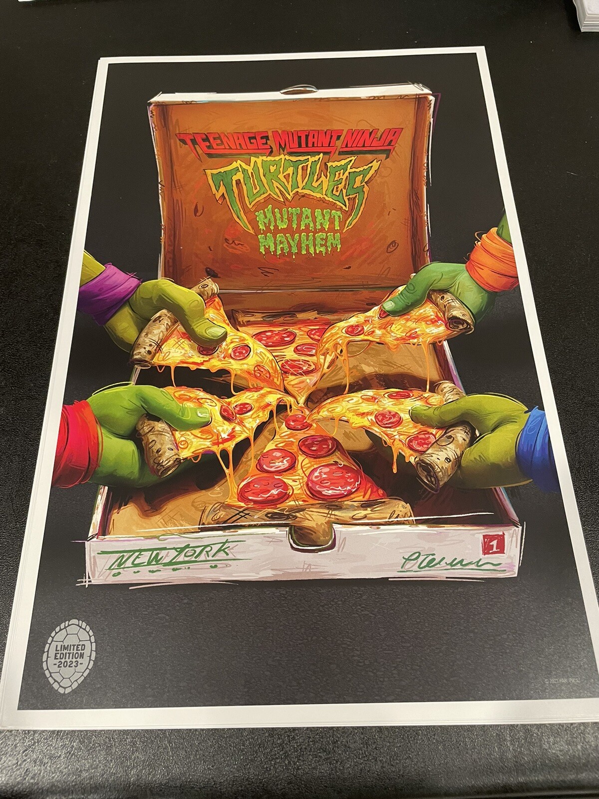 AMC/B&B 2023 Teenage Mutant Ninja Turtles: Mutant Mayhem - EXCLUSIVE POSTER TMNT