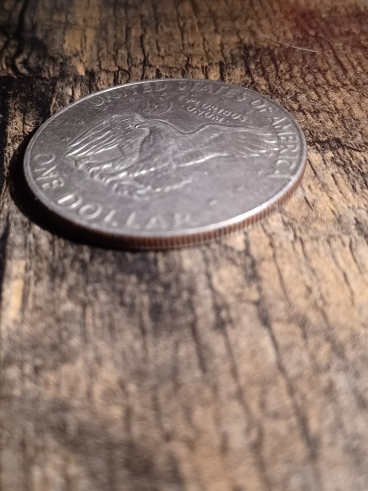 1974 Eisenhower Dollar No Mint Mark