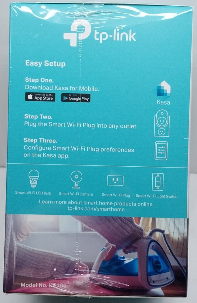 TP-Link HS100 Smart WiFi Plug w/ Google Assistant & Amazon Alexa NEW