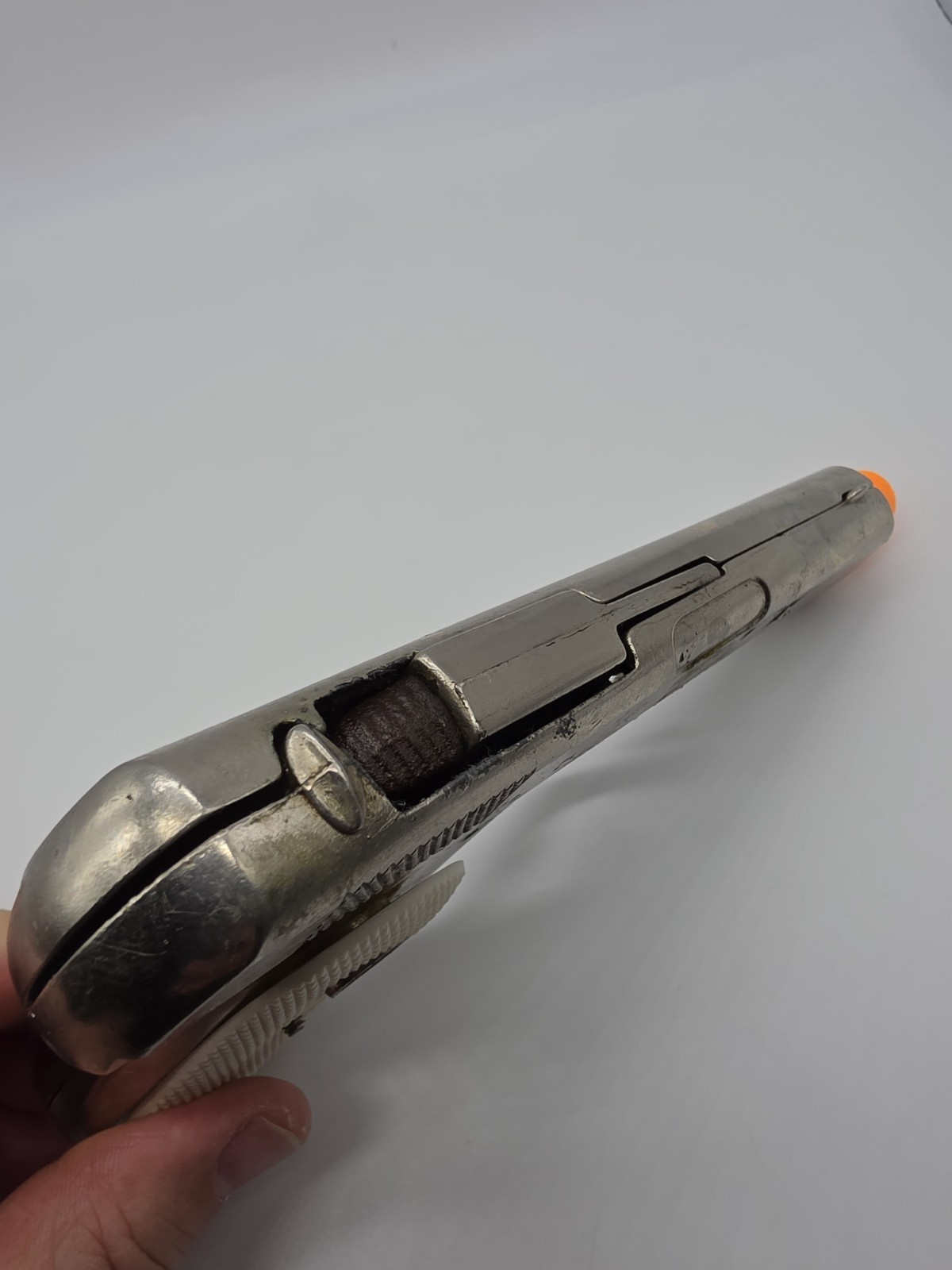 VINTAGE HUBLEY ARMY 45 CAP GUN - COLT 1911 - Working, Oiled- 1950'S