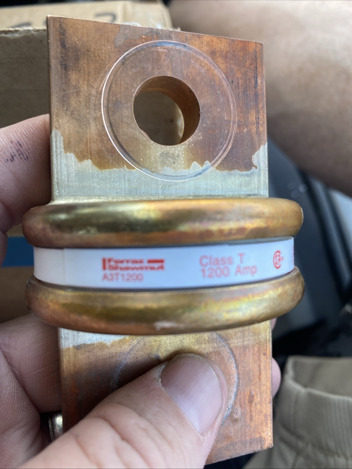 Bussmann Class T Fuse 1200 Amp Copper Conductors UL Certified