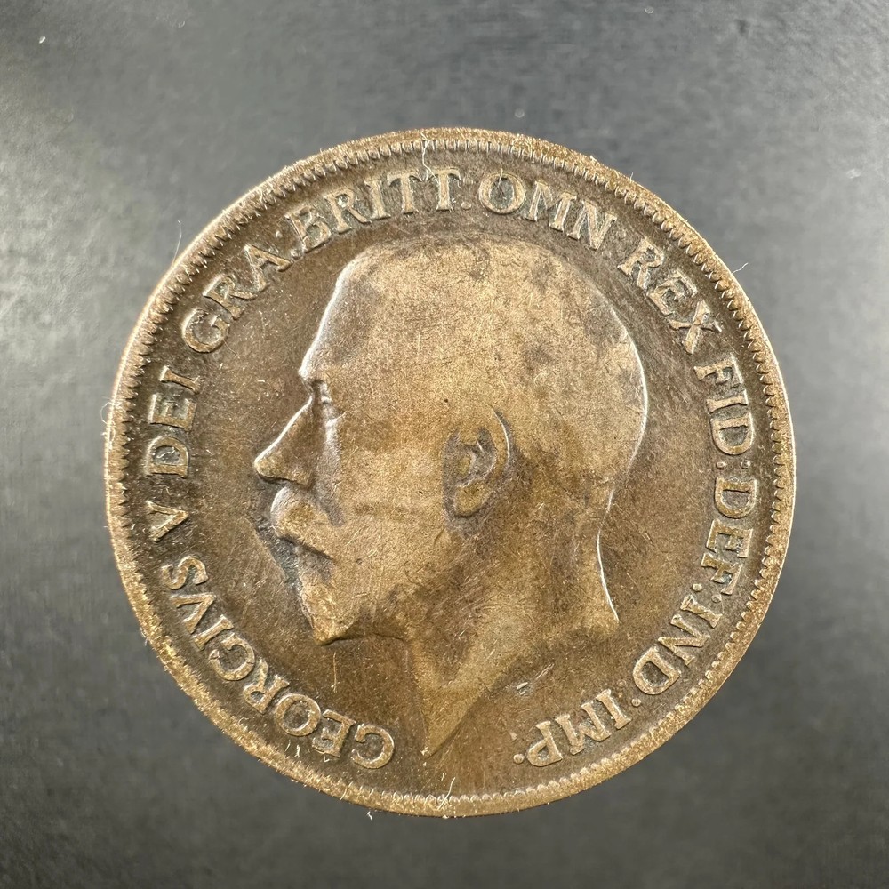 1919 Great Britain One Penny – George V – BRITANNIA