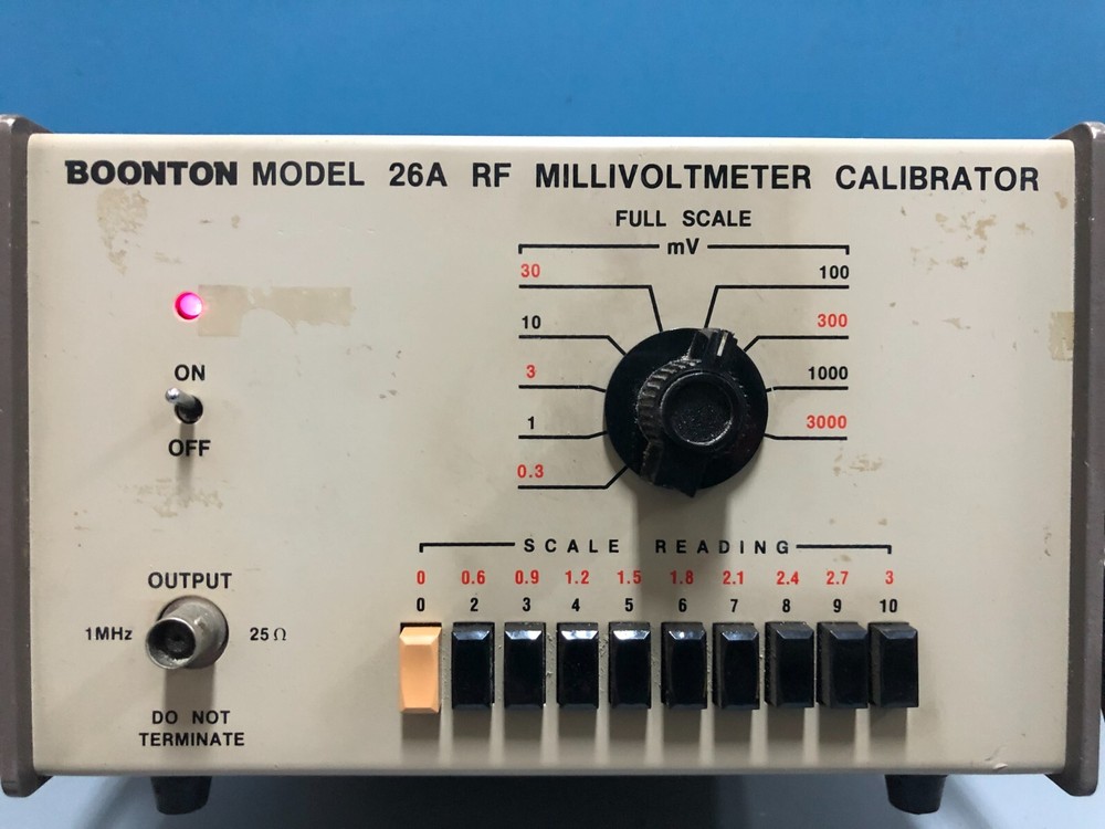 Boonton 26A RF Millivoltmeter Calibrator
