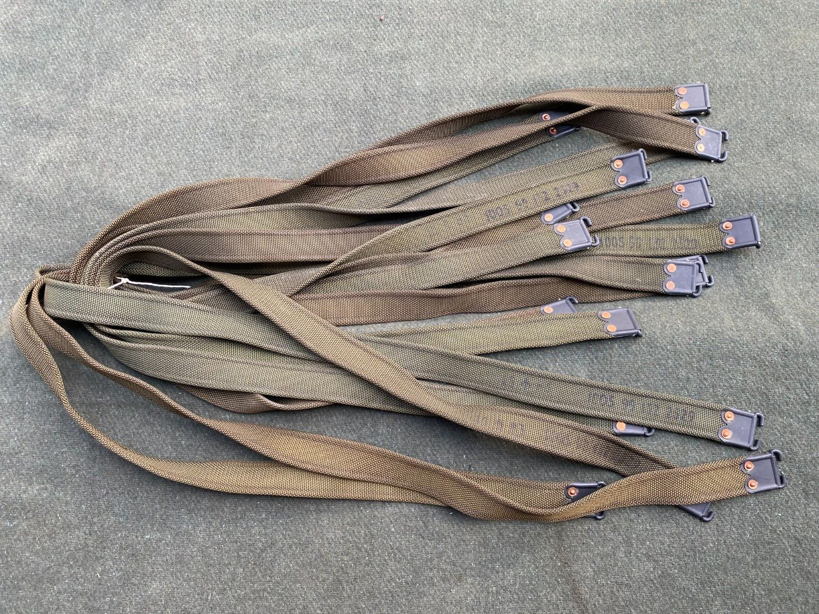 Original British Army Nylon Webbing L1A1 SLR Rifle Sling Olive Green Sling NEW