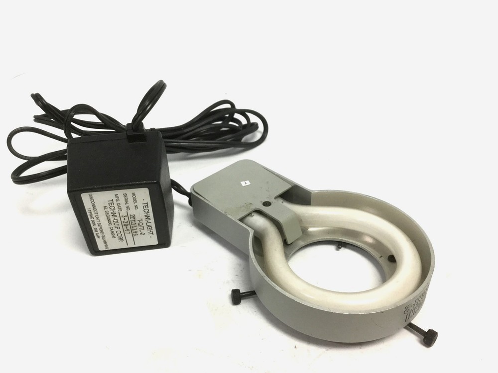 Techni-Quip TL-2 Techni Light-2 Fluorescent Microscope Ring Illuminator 115VAC