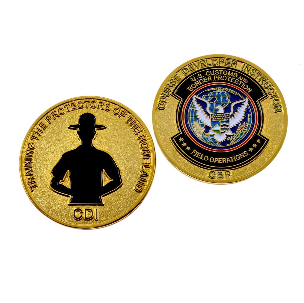 FLETC Course Developer Instructor CDI Challenge Coin Law Enforcement Trainer